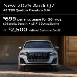 Audi Q7 Promotional Offer